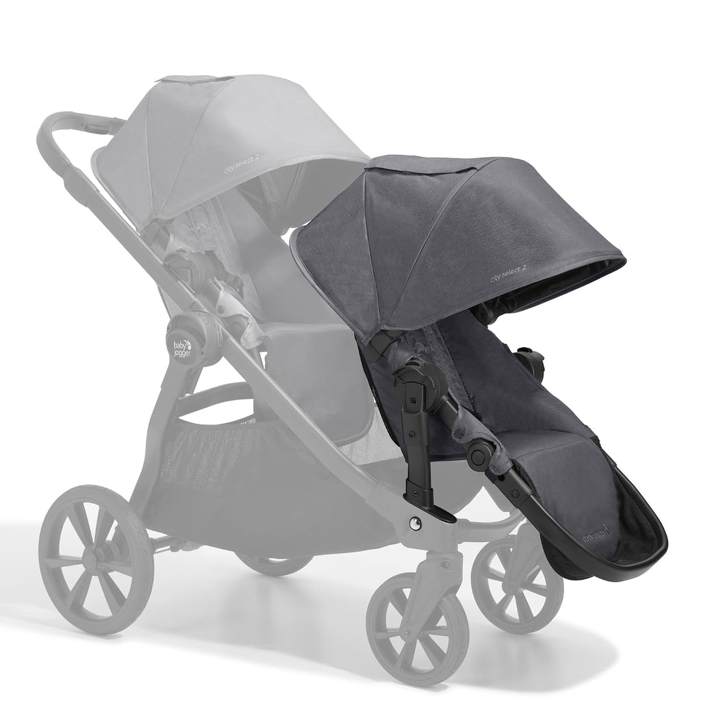 Baby Jogger® Second Seat Kit, Converts City Select 2 Stroller into a Double Stroller, Full Size Stroller Seat, Radiant Slate
