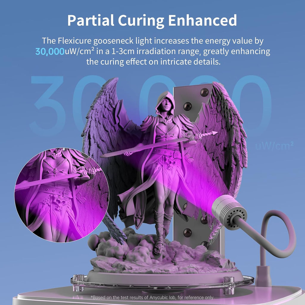 ANYCUBIC Wash & Cure Plus 3.0, Large Size Mono M5s LCD MSLA SLA 3D Printer, Powerful Curing Light, Improved IPA Usage, Cleaning Volume 8.97''x5.03''x10.23''