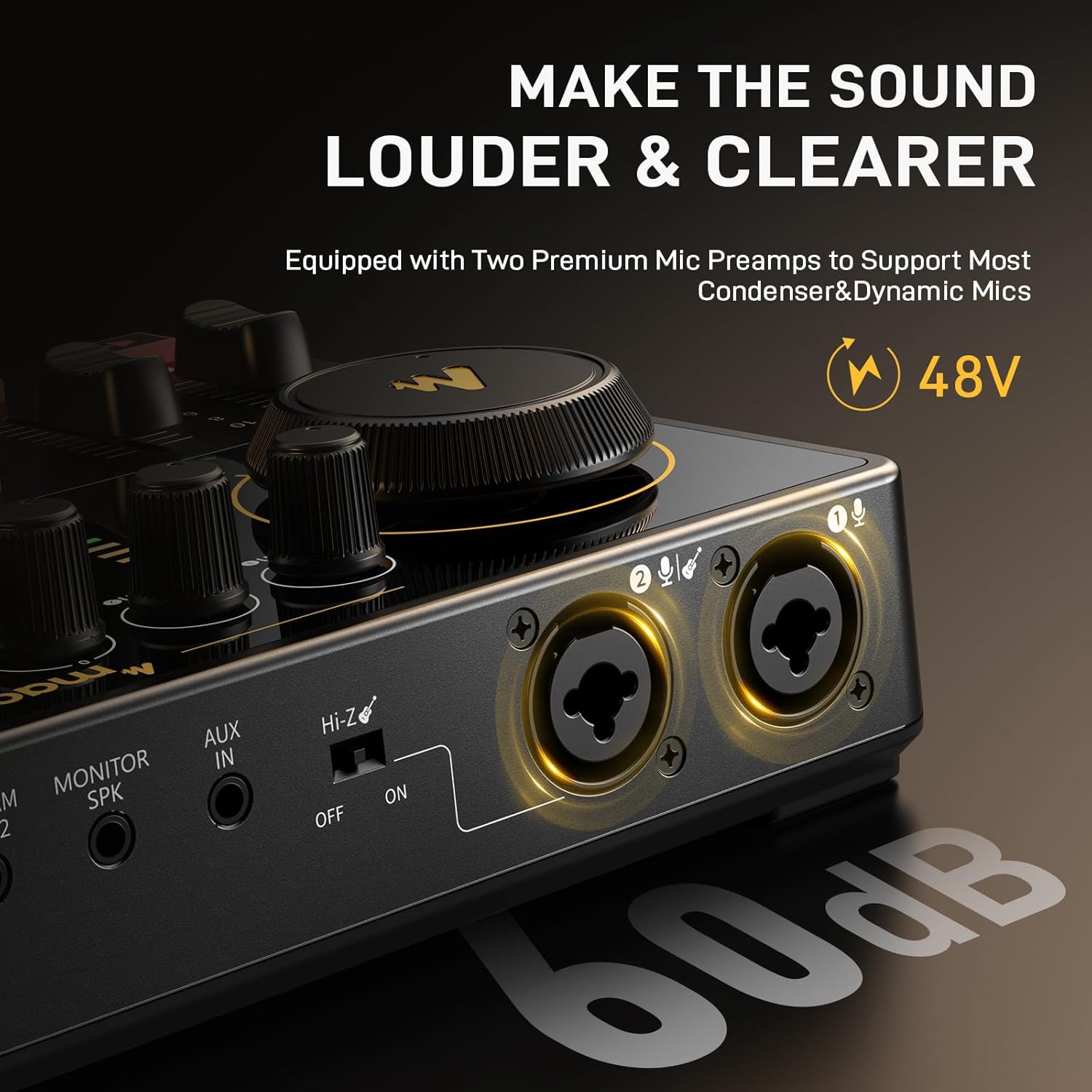 MAONO Podcast Equipment Bundle: Audio Interface mixer with Dual XLR Input for Podcast Streaming - MaonoCaster E2 GEN2+PD100+MH700