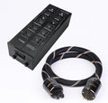 TODN HiFi Audio Power Cable and Power Conditioner with Filtered Outlets and Surge Protector for Home Theater
