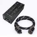TODN HiFi Audio Power Cable and Power Conditioner with Filtered Outlets and Surge Protector for Home Theater