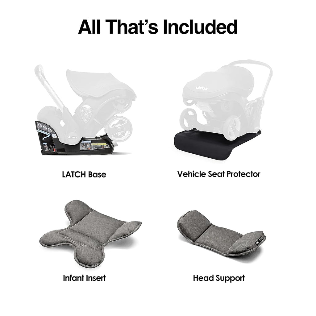 Doona Car Seat & Stroller, Slate Green - All-in-One Travel System