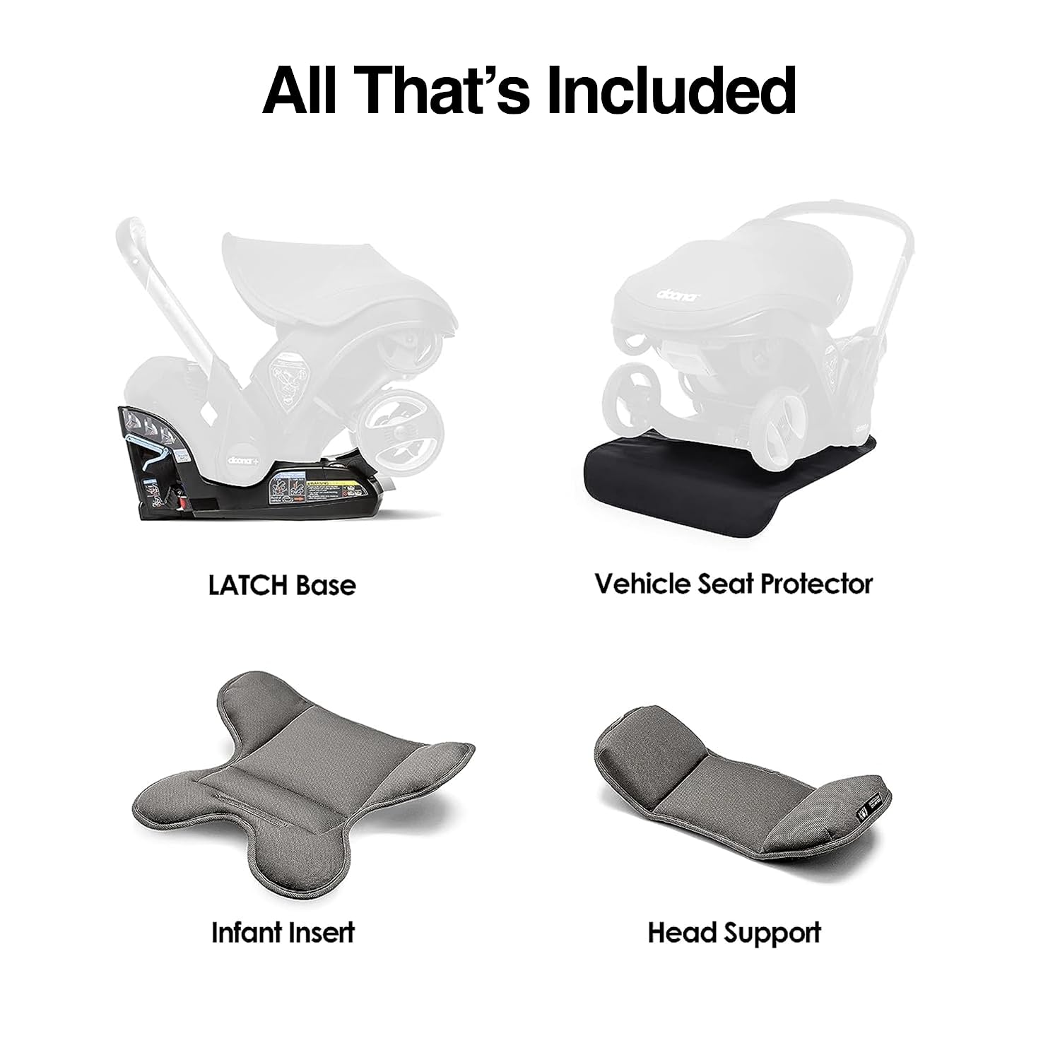 Doona Car Seat & Stroller, Slate Green - All-in-One Travel System