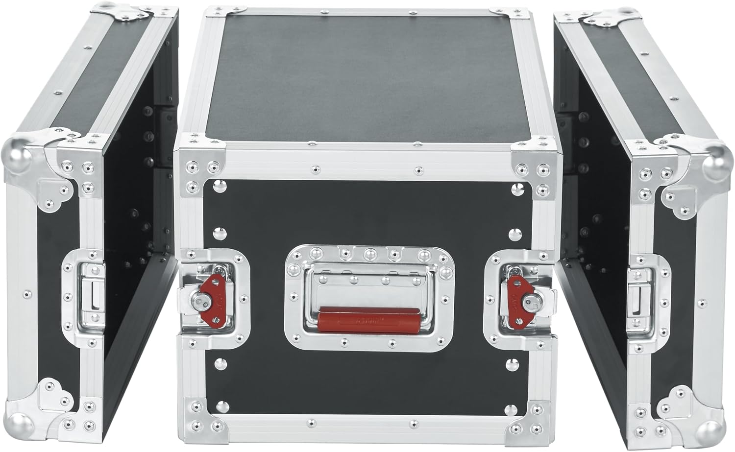 Gator Cases G-TOUR Series Shallow Audio Road Rack with Heavy-Duty Tour Grade Hardware, 15' Rackable Depth, 6U (G-TOUR EFX6U)
