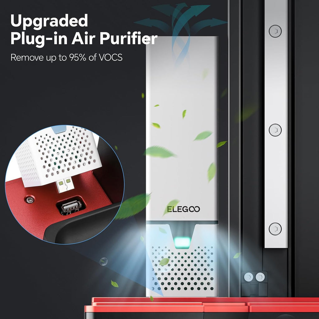ELEGOO Saturn 3 12K MSLA 3D Printer with 10' Monochrome LCD Screen Fresnel Collimating Light Source Voxeldance Tango Software Printing Size 218.88mm*122.88mm*250mm