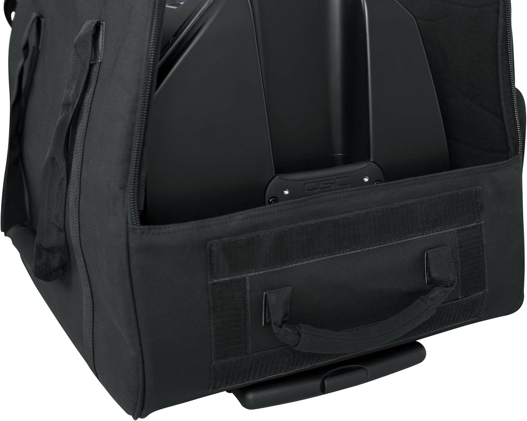 Gator Cases Rolling Speaker Bag for Small Format 12' Loudspeakers with Retractable Pull Handle (GPA-712SM)