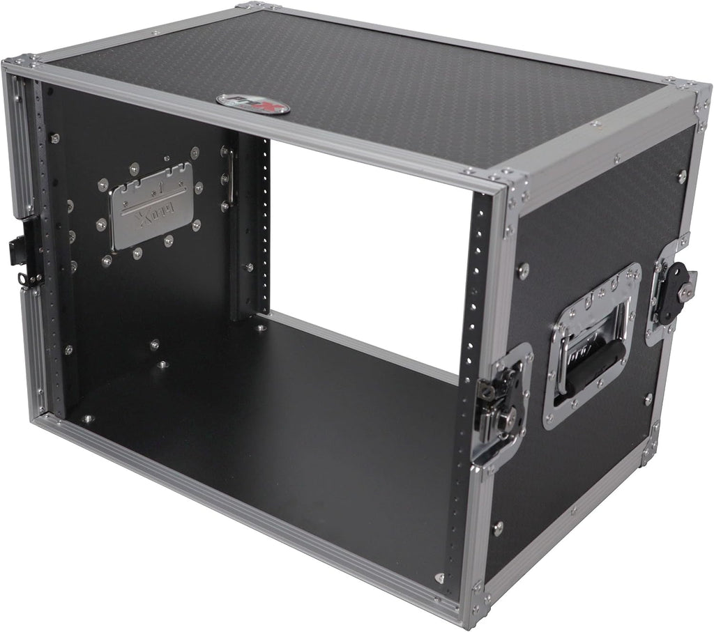ProX X-8UE 8U Deluxe Effects Rack Case 14 In Deep Rail to Rail