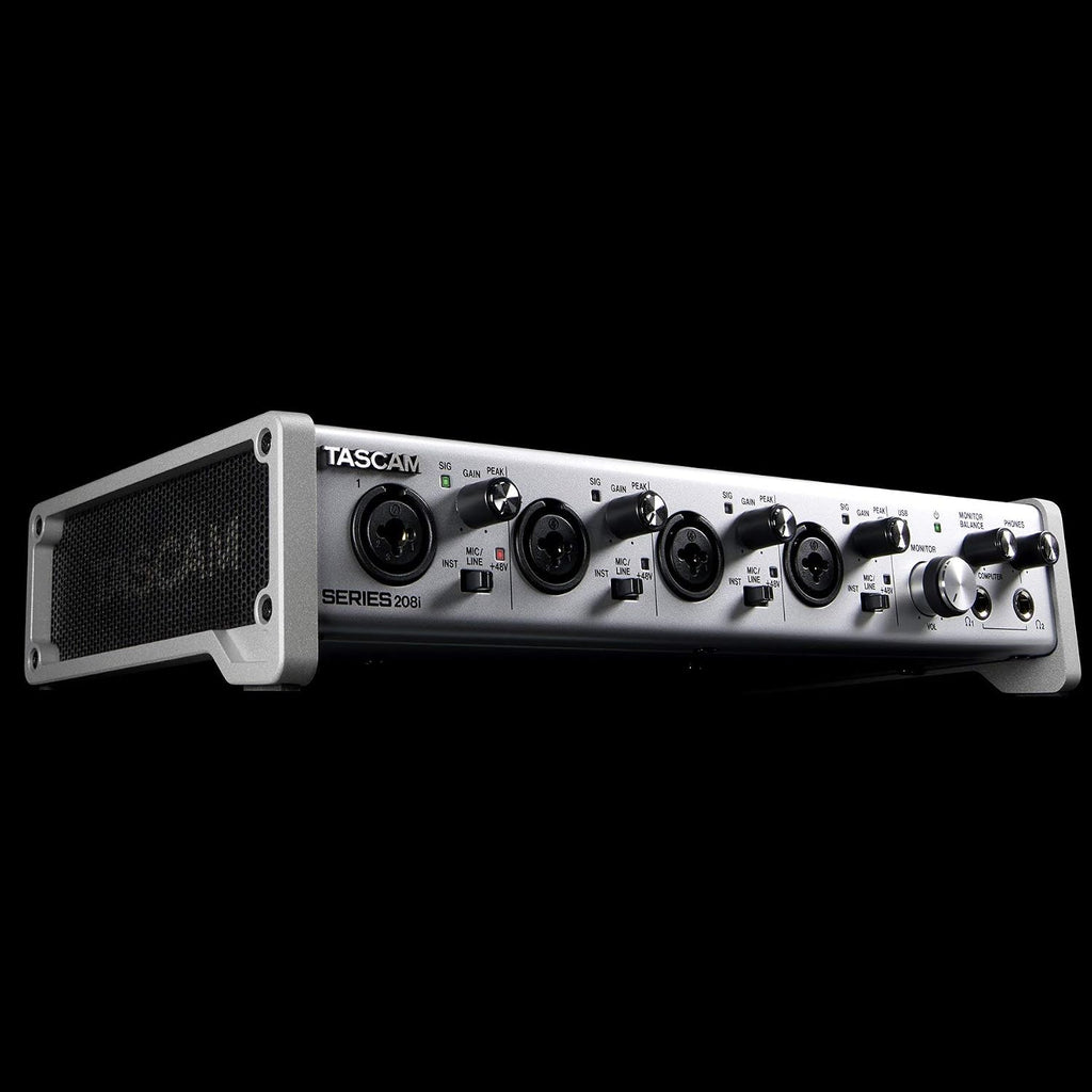 Tascam SERIES 208i 20 IN/8 OUT USB Audio Interface with MIDI, DAW Recording Software for Songwriting, Podcasting, Recording
