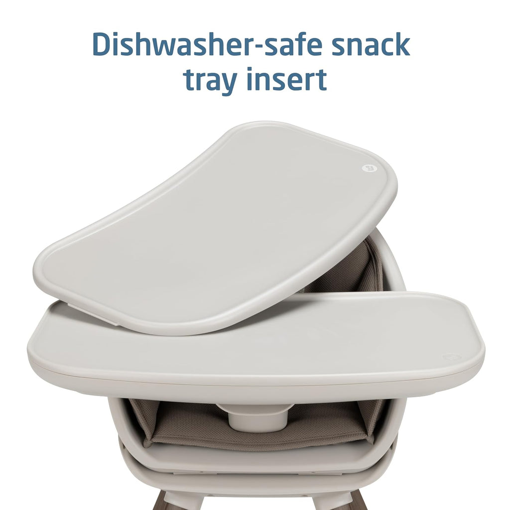 Maxi-Cosi Moa 8-in-1 High Chairs for Babies and Toddlers, Machine Washable Infant High Chair, Compact, Convertible High Chair Lightweight Design, Truffle