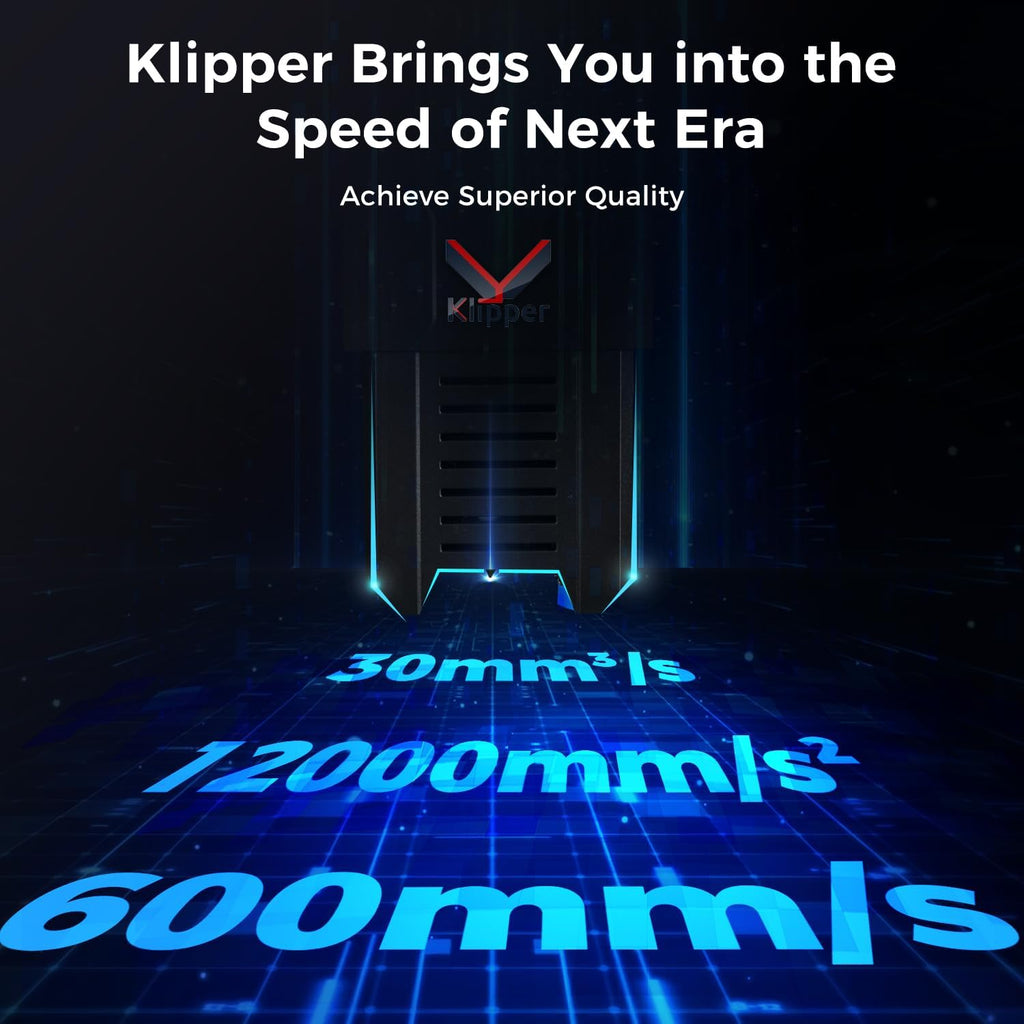 Sovol T300 3D Printer Max Speed up to 600mm/s, Klipper Firmware 300℃ All-in-one Hotend 30s Preheat Time 81-Point Auto Leveling 95% Pre-Assembly All Metal Body 11.8 * 11.8 * 13.8in