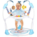 Baby Activity Center, Infant Jumpers and Bouncers with Music, Lights, Infant Toys, 360°Rotating Seat, 3 Adjustable Heights, Baby Play and Learning Center for 6+ Months