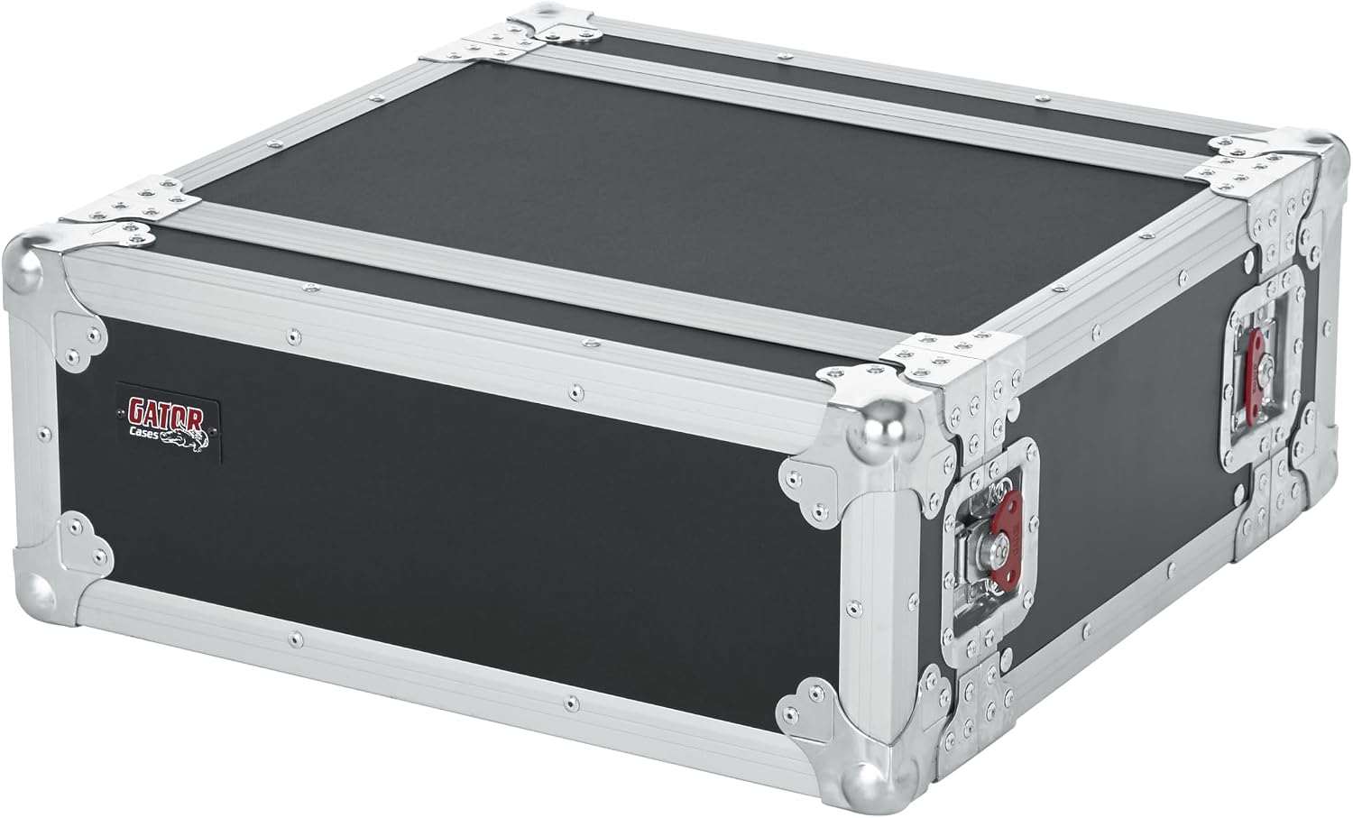 Gator Cases G-TOUR Series Shallow Audio Road Rack with Heavy-Duty Tour Grade Hardware,15' Rackable Depth, 4U (G-TOUR EFX4U)