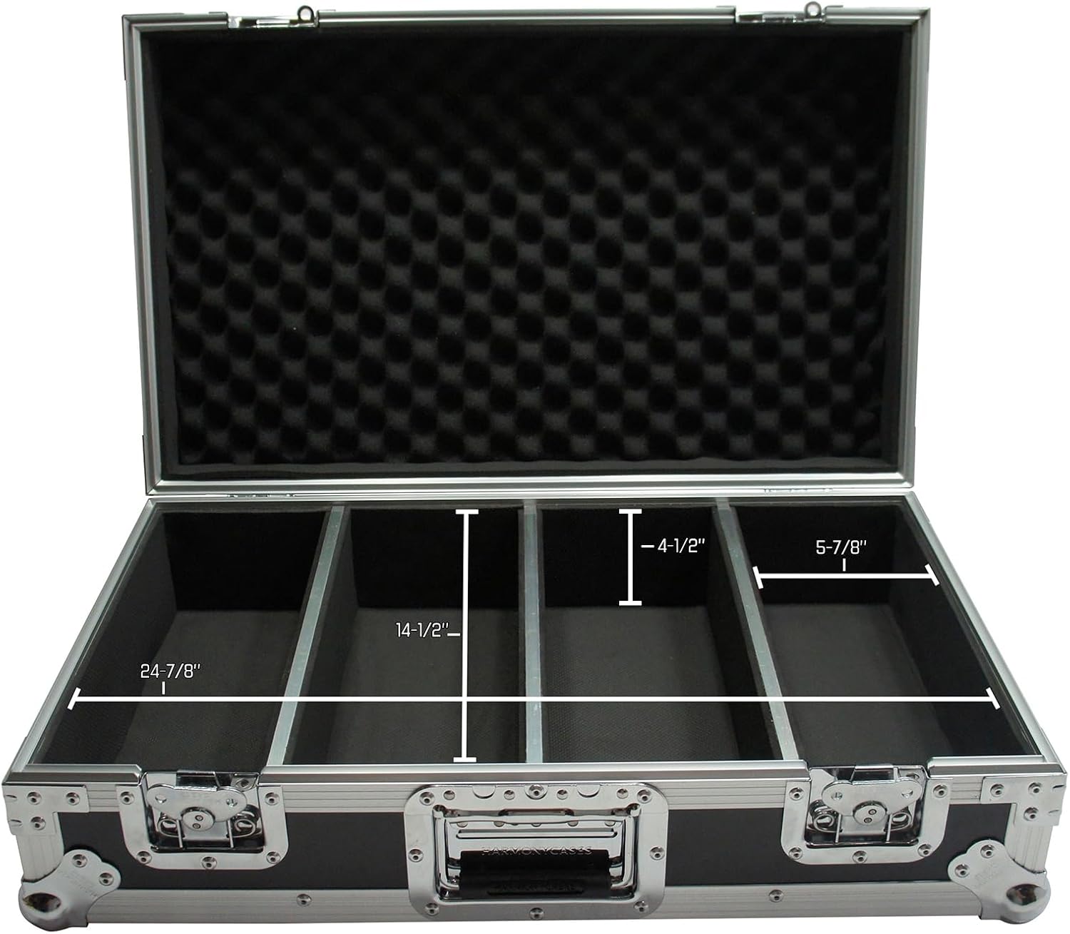 Harmony Audio HCCD100 100 Jewel or 300 Sleeve CD Transport Road Case New