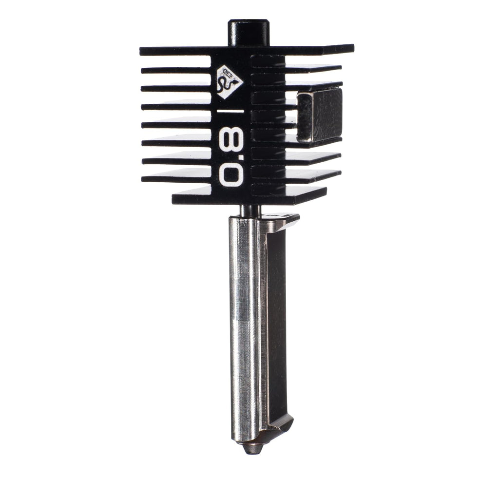 Diamondback Nozzles – Bambu Lab A1 Compatible Complete Hotend Assembly – Solid Diamond Tip 3D Printer Nozzles, Precision Print, Any Filament, Longer Life, Wear Resistant (0.8mm)