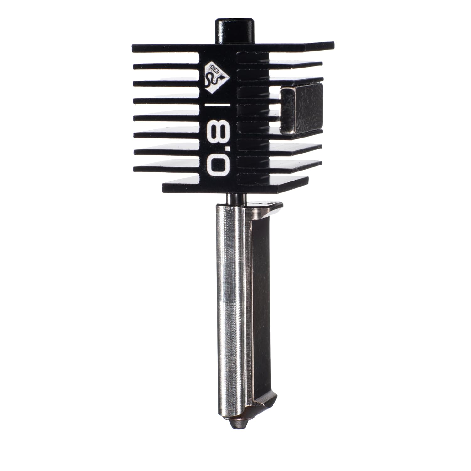 Diamondback Nozzles – Bambu Lab A1 Compatible Complete Hotend Assembly – Solid Diamond Tip 3D Printer Nozzles, Precision Print, Any Filament, Longer Life, Wear Resistant (0.8mm)