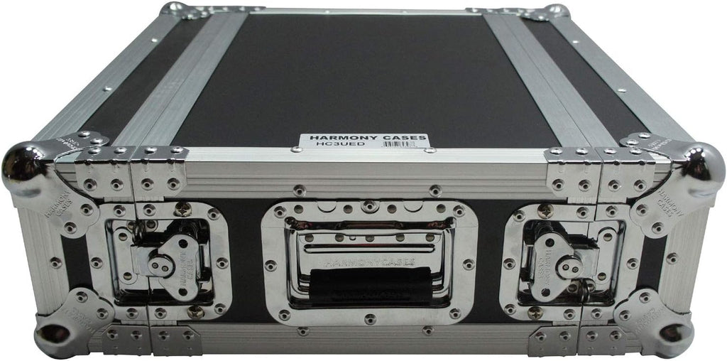 Harmony Audio Cases HC3UED Pro DJ Flight 3U FX Effect 16' Depth Road Vertical Case