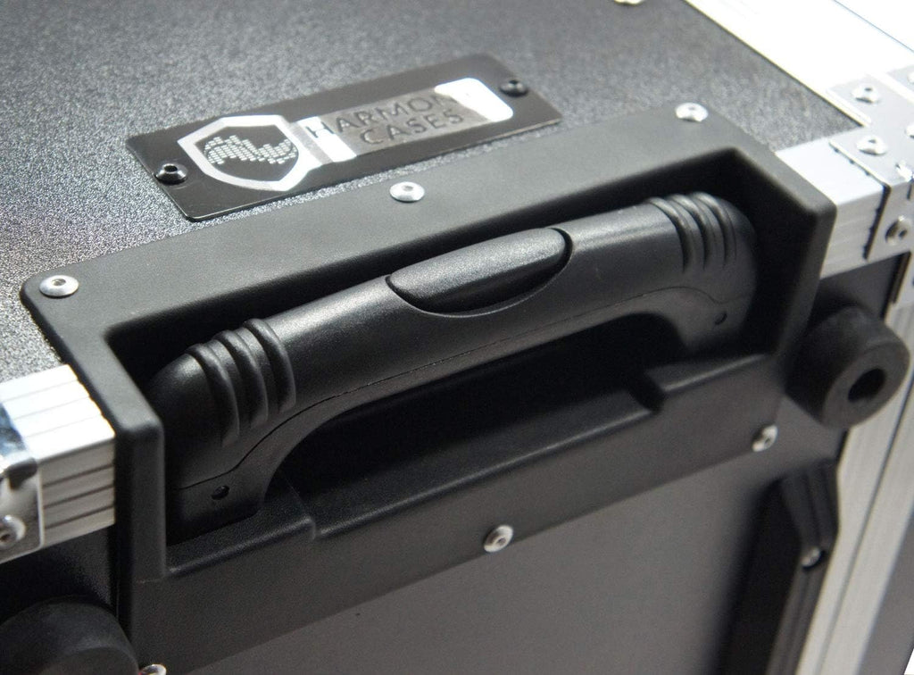 Harmony Audio Cases HC10UEDHW DJ Flight 10U FX Effect 16' Depth Case Casters & Handle
