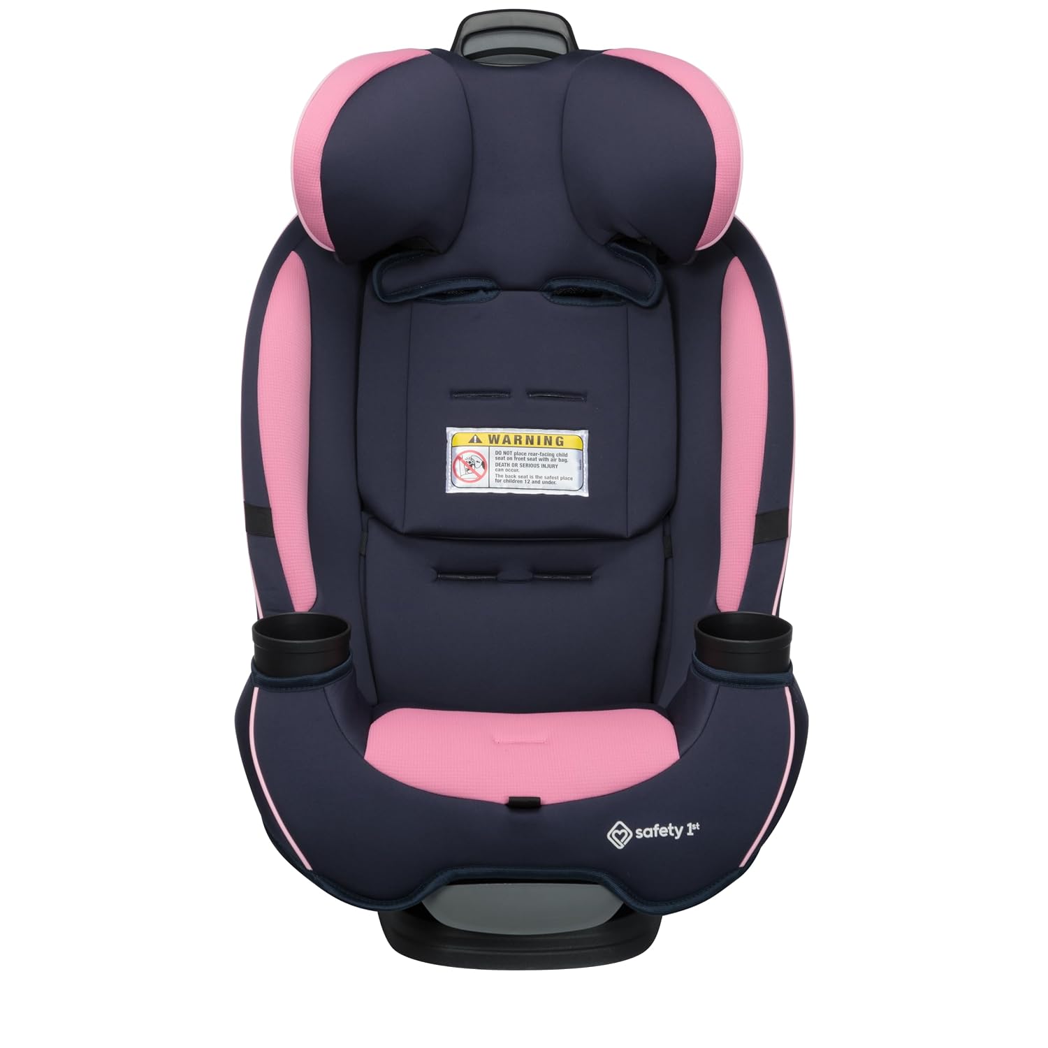 Safety 1st Grow and Go All-in-One Slim Convertible Car Seat, Rear Facing, 5-40 lbs, Forward Facing (30–65 lbs), High Back Booster Seat 40-100 pounds, Vineyard Girl