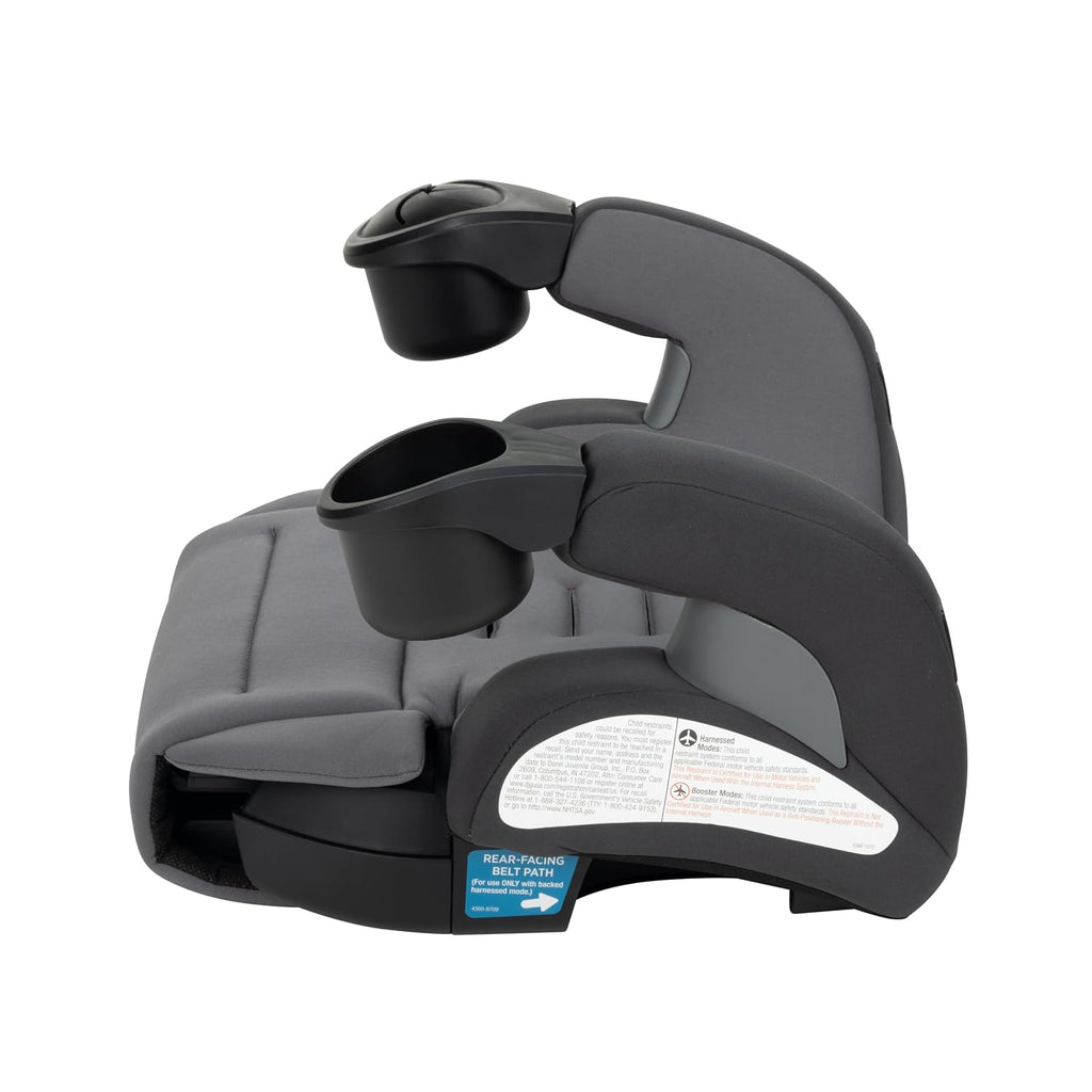 Safety 1st EverSlim 4-in-1 Convertible Car Seat, SecureTech Chest Clip, Ultra-Slim, 4-Mode Infant to Booster, Baby Car Seat, Fits 5-100 lbs, Memory Foam, Fiddlehead