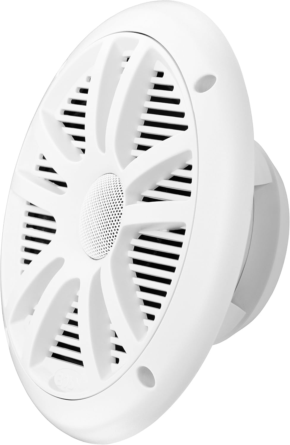 Boss Audio MR6W 6.5' 180W Dual Cone Marine/Boat Speakers Stereo, White (8 Pack)