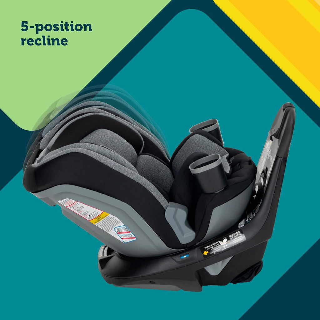 Safety 1st Turn and Go 360 DLX Rotating All-in-One Convertible Car Seat, Sand Bucket
