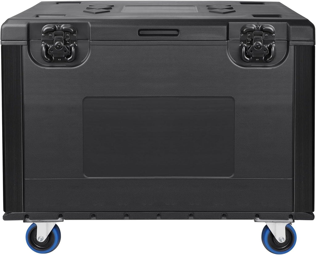 Diandian 35' x 22' x 24' Heavy Duty Rolling Road Case with Wheels, ATA Stackable Flight Case for DJ & Pro Audio Equipment, Touring Ready Storage Trunk