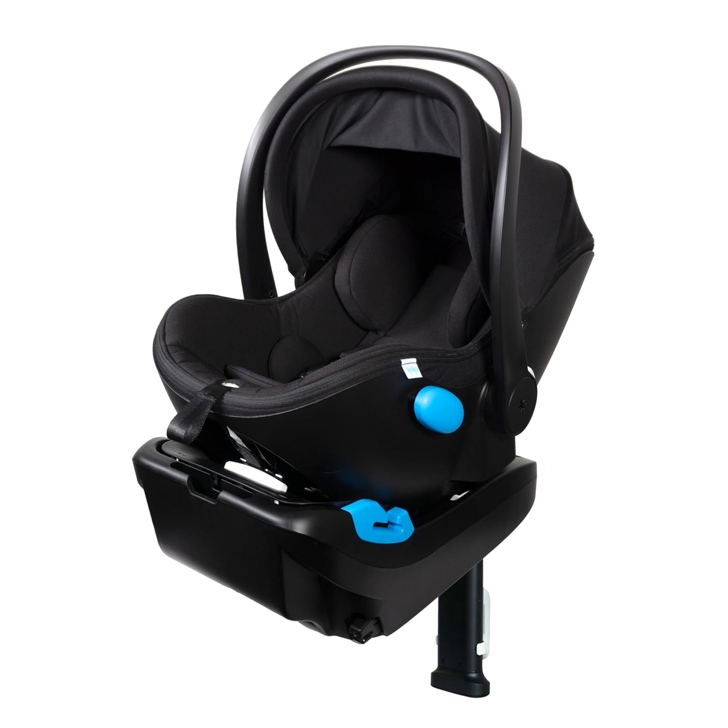 Clek Liing Infant Car Seat with Adjustable Load Leg, Compact, Lightweight Design, 7 Recline Positions, Easy-to-Use Rigid Latch, and Flame Retardant-Free (Railroad Ziip)