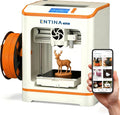 Entina Tina2C 3D Printer for Kids & Beginners, Fully Assembled Starter Mini 3D Printer, Start in 8 Mins, App & WiFi Control, Auto Leveling, 1500+ Model Library, 20+ Creative DIY Modules for STEM, Home