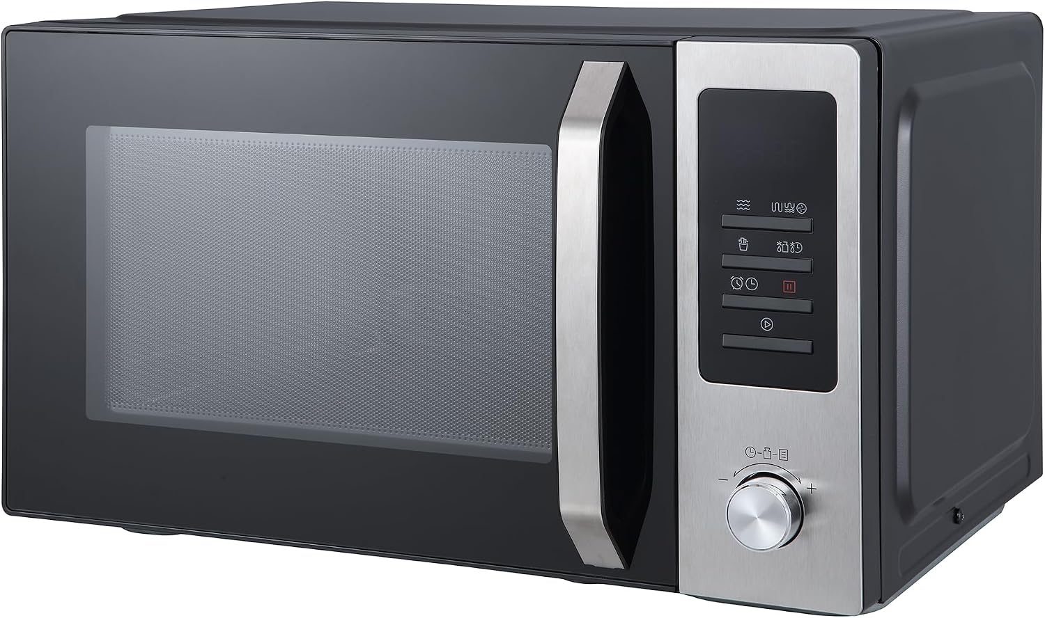 1.0 cu. ft. Countertop Microwave in Stainless and Black with Air Fryer