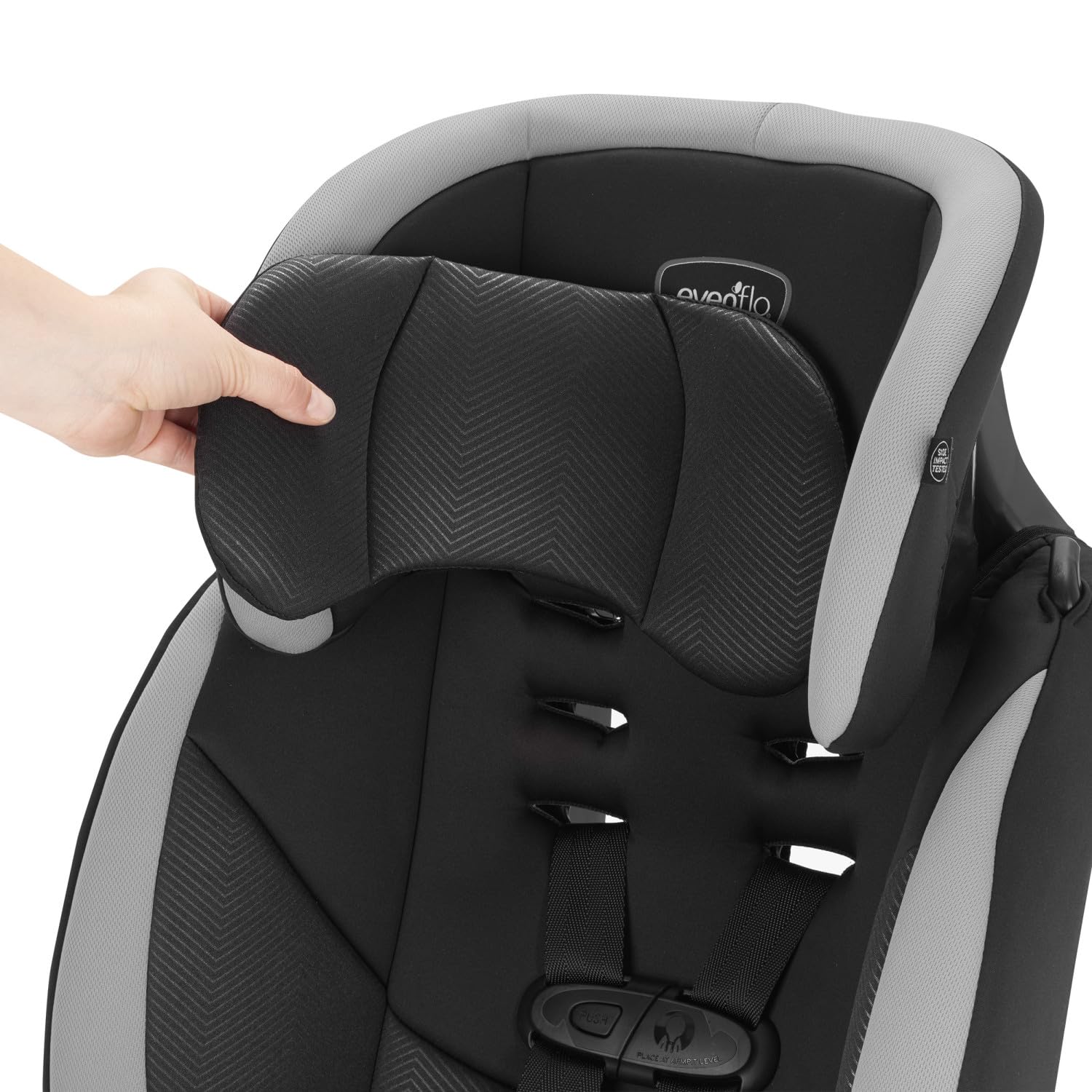 Evenflo Maestro Sport Booster Car Seat (Granite Gray)