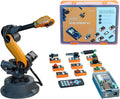 wlkata Mirobot Educational Kit Plus AI Development Suit 6DOF Mini Programmable Gripper arm Lightweight Educational Desktop Robotic arm 6DoF Lightweight Desktop Robotic Arm for K12 or 3D Printer