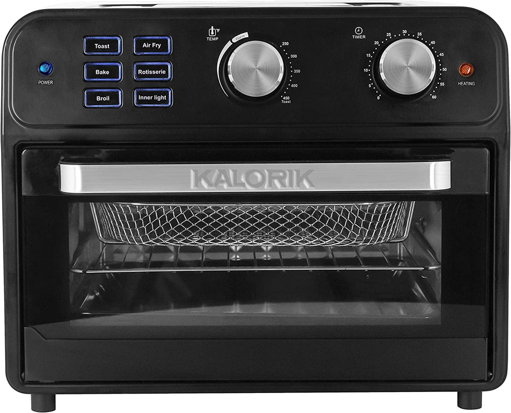 Kalorik AFO 46110 BK 22 Quart Digital Air Fryer Toaster Oven, Black