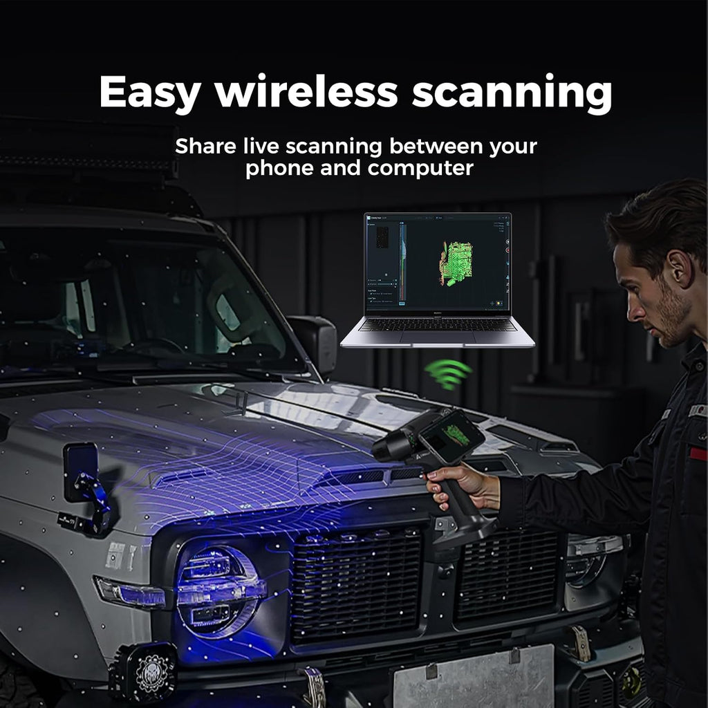 Creality Scan Bridge for Raptor/Raptor Pro/RaptorX/Sermoon S1, Supports WiFi 6 Wireless Screen Mirroring, Smart Phone Application, Large Capacity and Fast Charging, Lightweight and Compact for Use