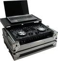 Harmony Audio HCDNMC6000LT Flight Glide Laptop Stand DJ Case Compatible with Denon DN-MC6000 MKII