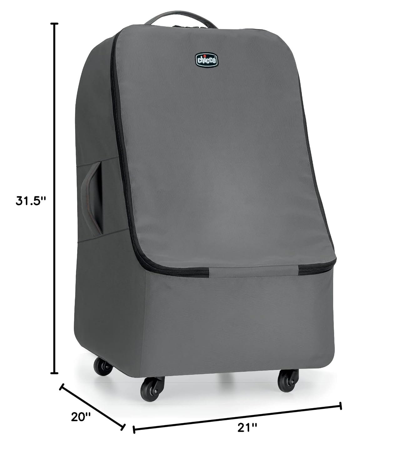 Chicco Car Seat Travel Bag - Anthracite, Grey