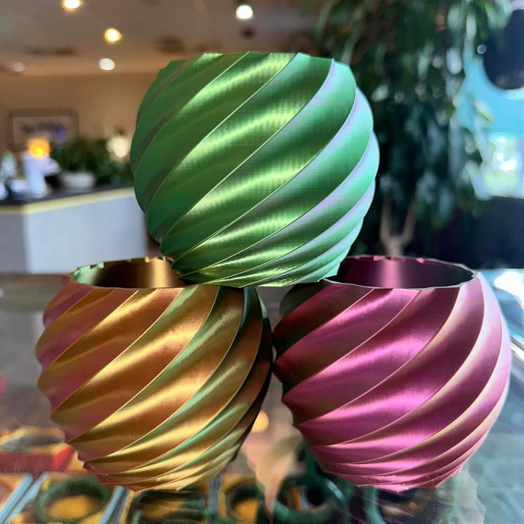 Kingroon PLA Filament, Multicolor Silk PLA Filament, Dual Color 3D Printer Filament 10 Rolls, 10kg Spool(22lbs), 1.75 mm, Dimensional Accuracy +/- 0.03 mm, 10 Different Dual Colors