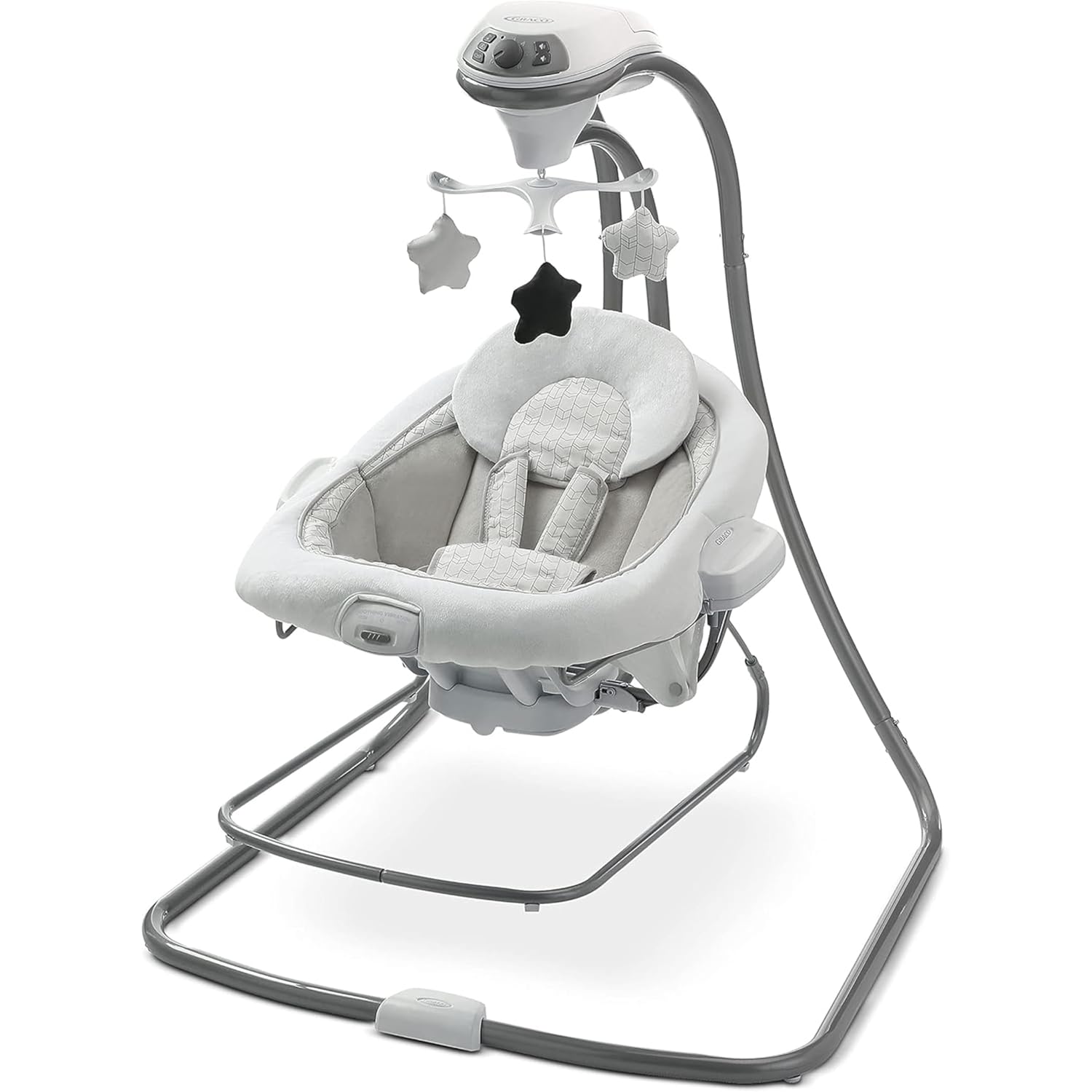 Graco DuetConnect LX Portable Baby Swing and Bouncer, Multi-Direction Baby Bouncer Seat, Multiple Swing Speeds, Great Gift for New Parents, Redmond