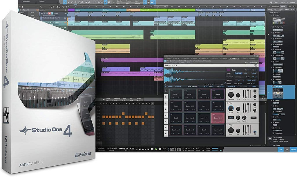 PreSonus AudioBox USB 96 Recording Bundle with Condenser Microphone Shockmount XLR Cable and Studio One Artist + Studio Magic Software (Interface Color May Vary in Blue or Black)