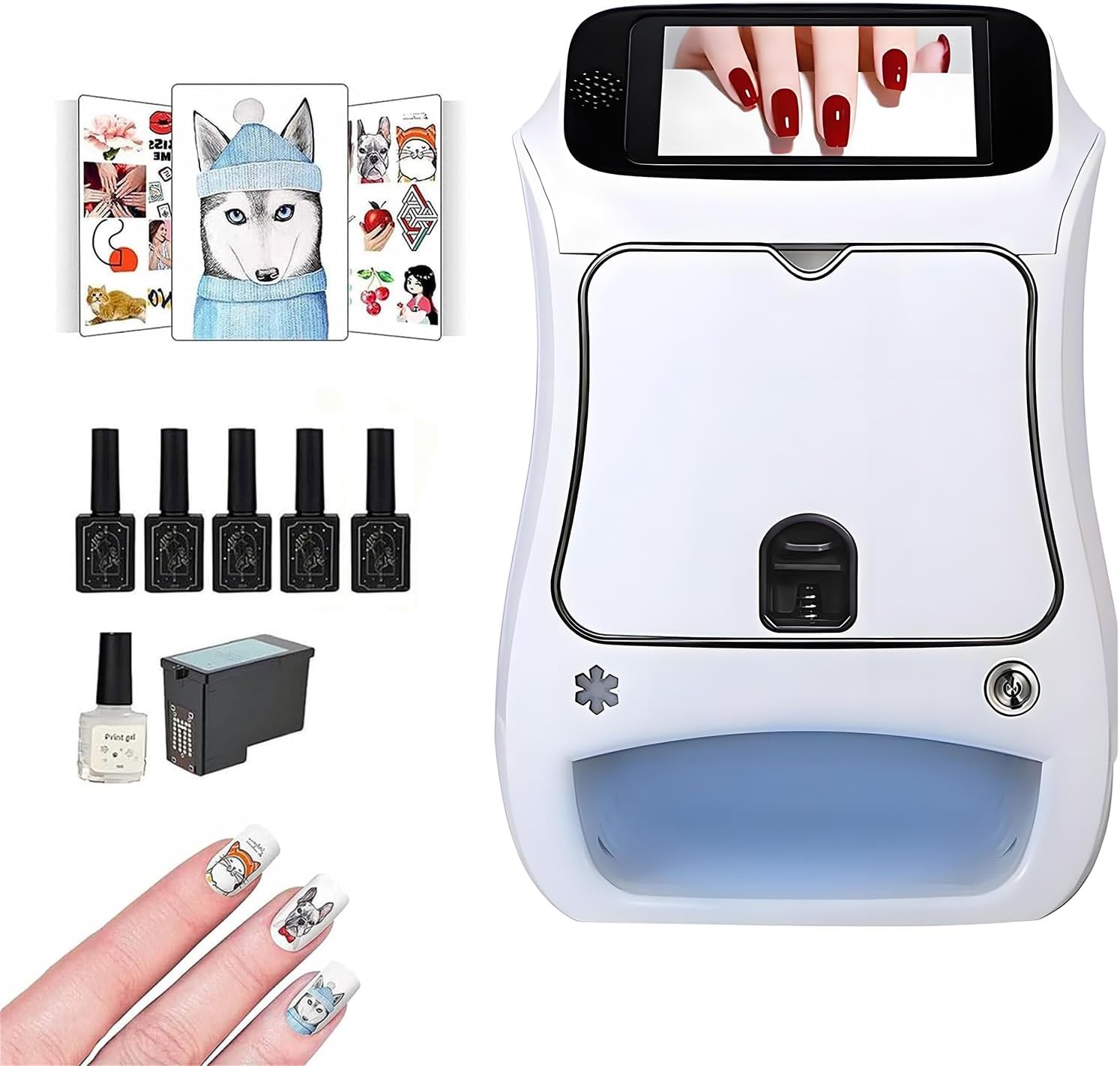 Smart 3D Nail Printer Machine - 10s Fast Art Robot, Digital Intelligent for Kids, Salons & Lovers – Printing Machine