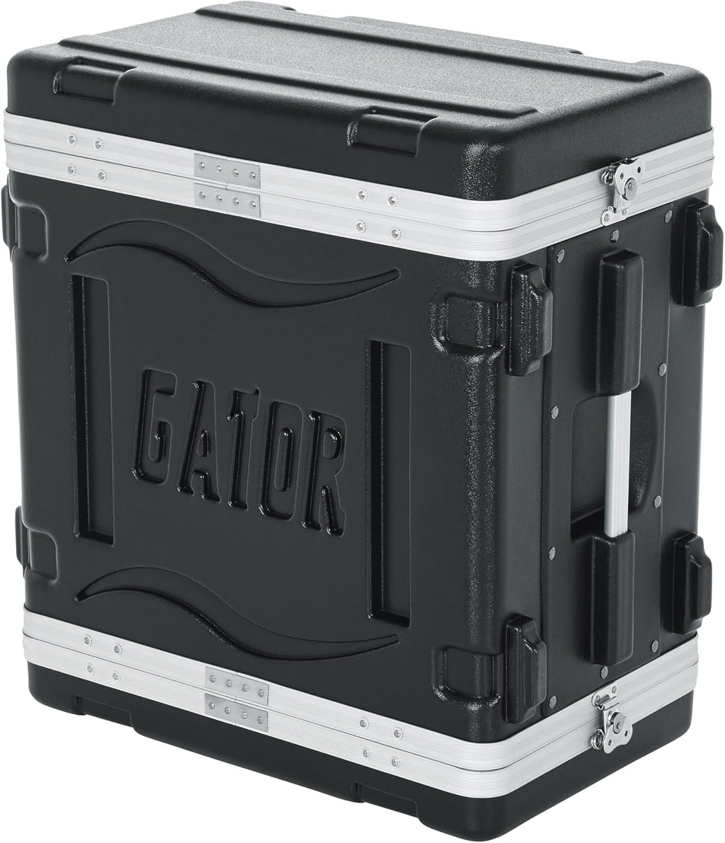 Gator Cases Lightweight Molded 6U Rack Case with Heavy Duty Latches, Standard 19.25' Depth (GR-6L)