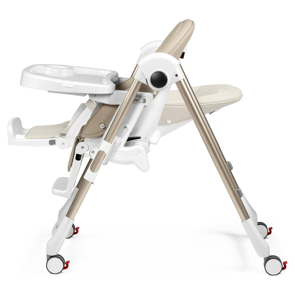 Peg Perego Prima Pappa Zero 3 - High Chair - for Children Newborn to 3 Years of Age - Made in Italy - Astral (Beige)