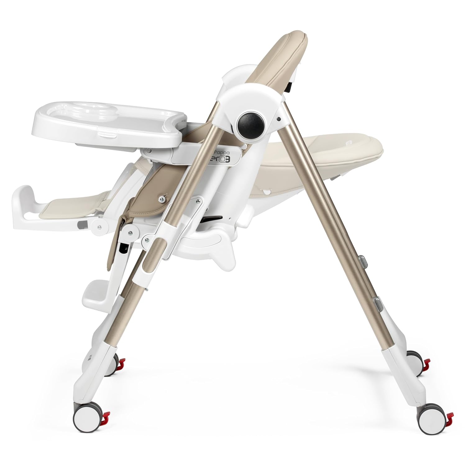 Peg Perego Prima Pappa Zero 3 - High Chair - for Children Newborn to 3 Years of Age - Made in Italy - Astral (Beige)