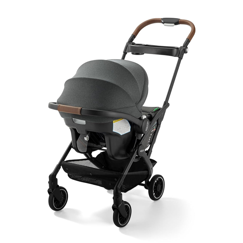 Graco® Gomax Next Gen Travel System, Car Seat Stroller Combo, Rear Facing Infant Car Seat, Compact Stroller for Travel
