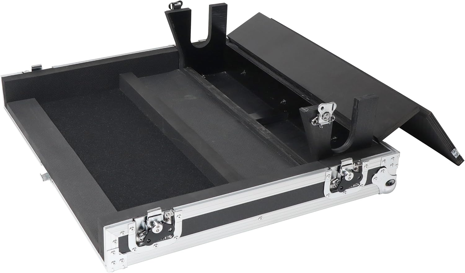 ProX XS-AHQU24DHW ATA Digital Audio Mixer Flight Case for Allen and Heath QU-24 Console with Doghouse compartment and Caster wheels