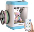 M1S Mini 3D Printer for Kids & Beginners, Perfect STEM Gift Wi-Fi App Control, Smart Auto Leveling, Precise & High Speed Printing, Direct Drive Extruder, Compatible with PLA/TPU Filament
