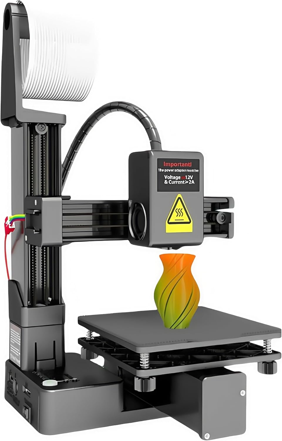 VBESTLIFE Mini 3D Printer, One Click 3D Printing Machine for Kids Beginners, Printing Size 100x100x100mm, Supports 1.75mm PLA TPU Filament (US Plug)