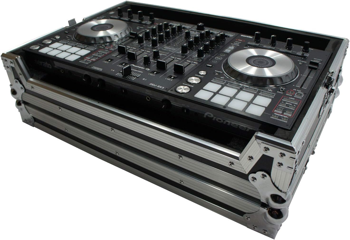 Harmony Audio HCDDJSX Flight Foam Padded Road Travel DJ Custom Case Compatible with Pioneer DDJ-SX