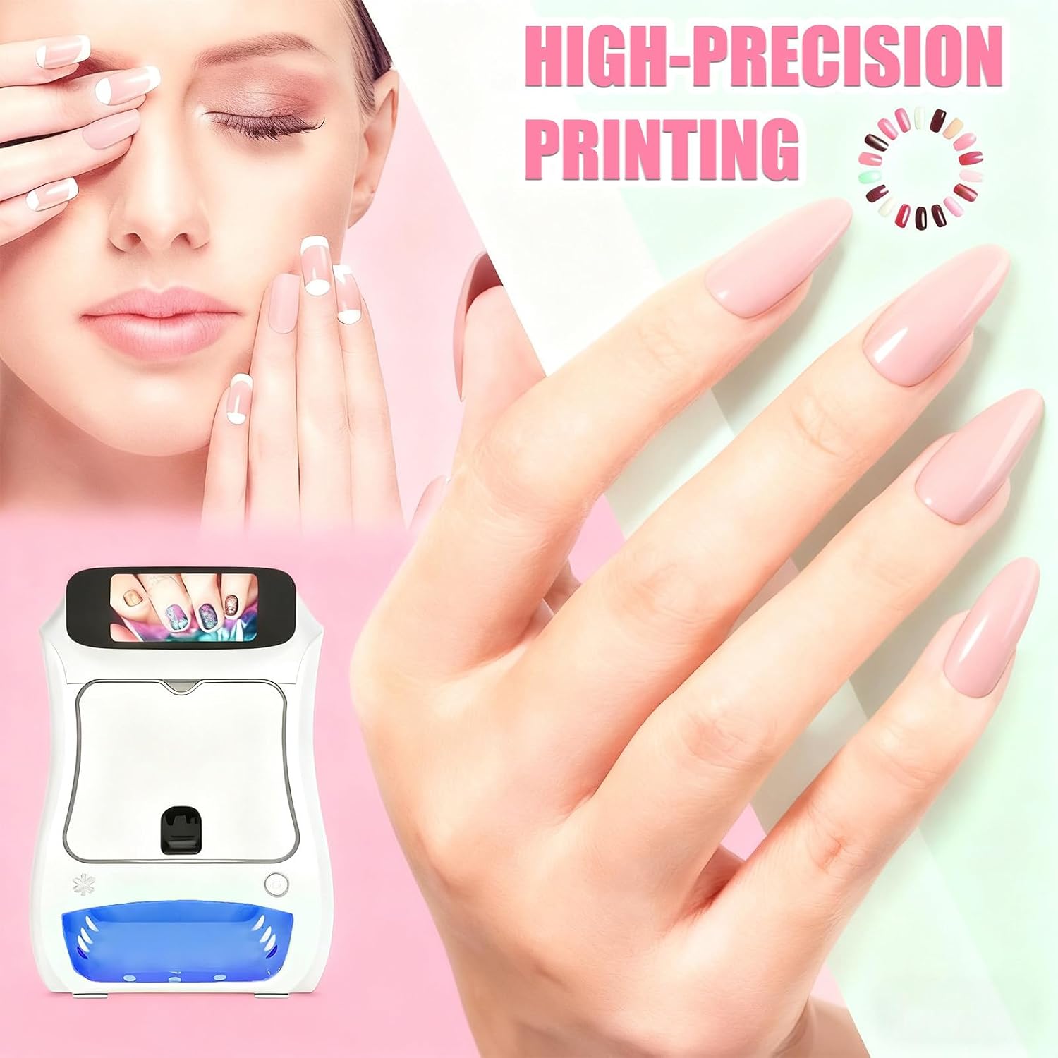 Smart 3D Nail Printer Machine - 10s Fast Art Robot, Digital Intelligent for Kids, Salons & Lovers – Printing Machine