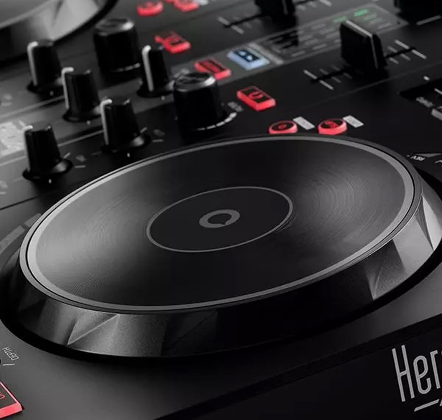 Hercules DJControl Inpulse 300 MK2 2-Channel DJ Controller Bundle with Case, TRS-to-RCA Breakout Cable, and Austin Bazaar Polishing Cloth