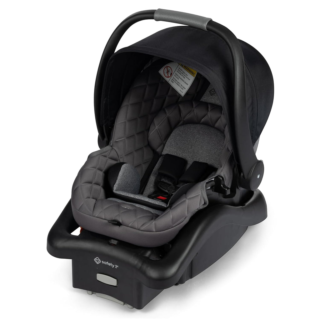 Safety 1st onBoard™ Insta-Latch™ DLX Infant Car Seat with Base, Baby Car Seat for 4-30 lbs., Rear Facing Car Seat, Ironbark